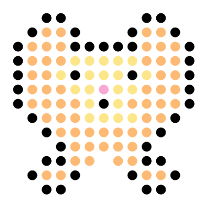 shiba smile 拼豆模板缩略图